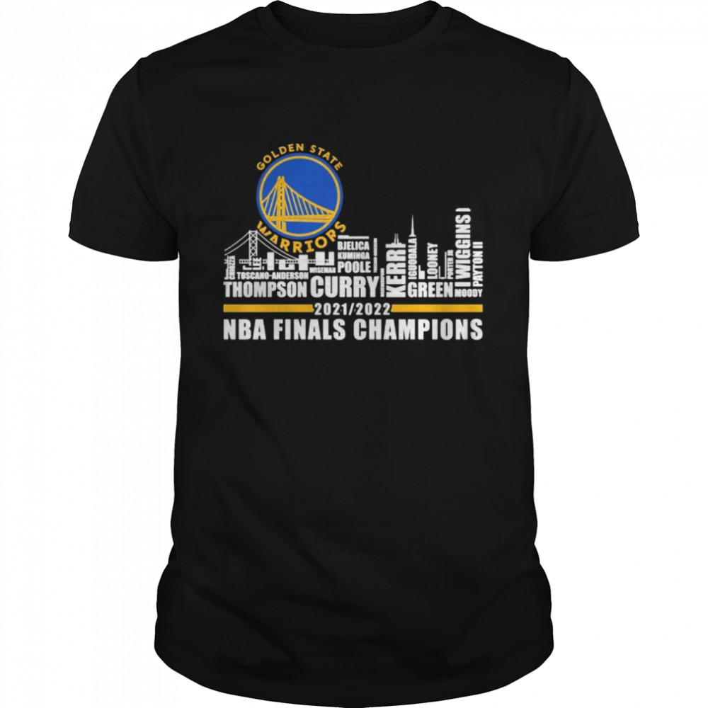 City Golden State Warriors 2021-2022 NBA Finals Champions  Classic Men's T-shirt