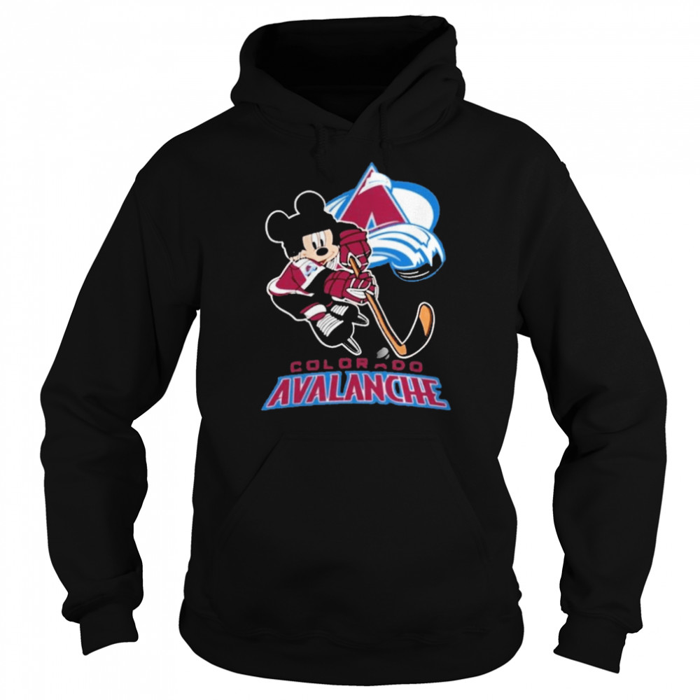 Colorado Avalanche Mickey Mouse Disney Hockey Stanley Cup Champions Unisex Hoodie