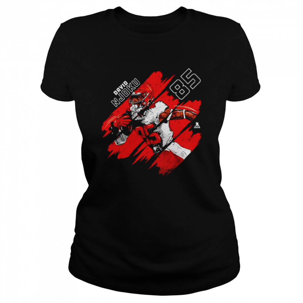 David Njoku Cleveland Stripes Football  Classic Women's T-shirt