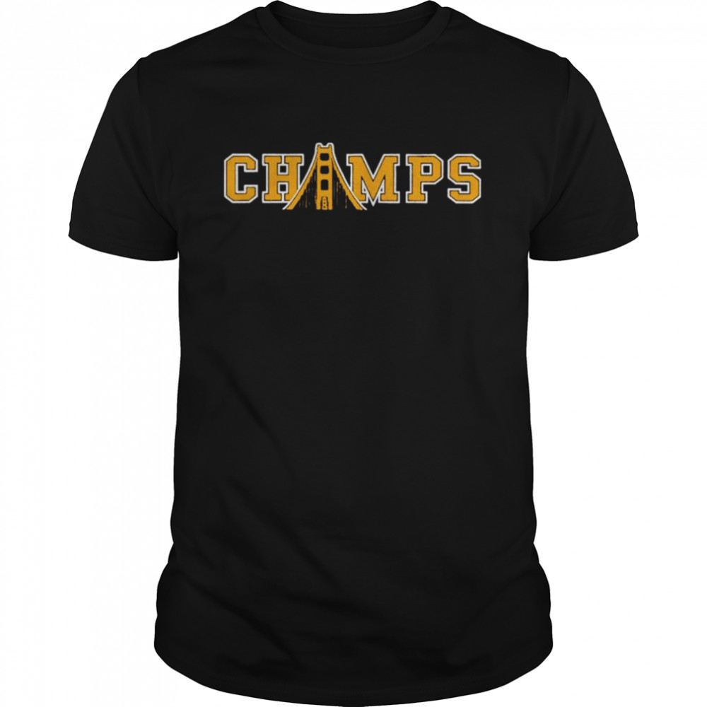 Golden State Warriors Champs Bridge shirt Classic Men's T-shirt