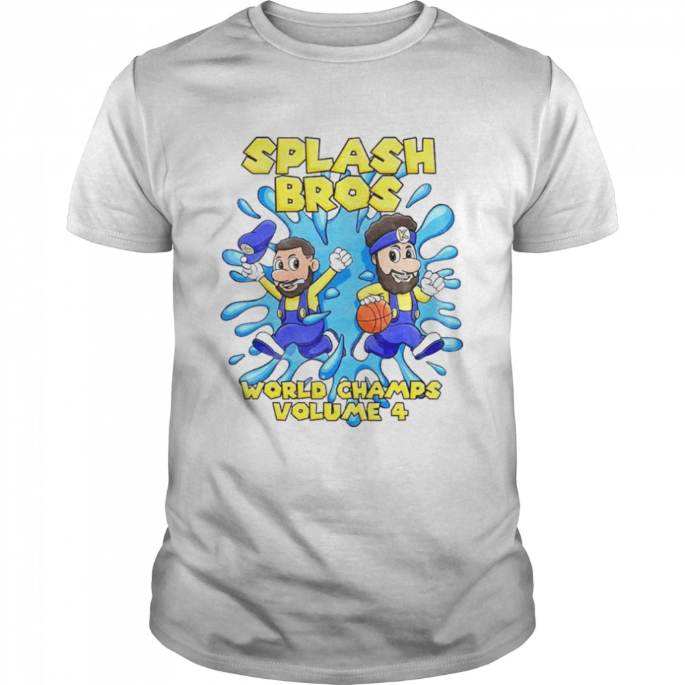 Golden State Warriors Splash Bros World Champs Volume 4  Classic Men's T-shirt