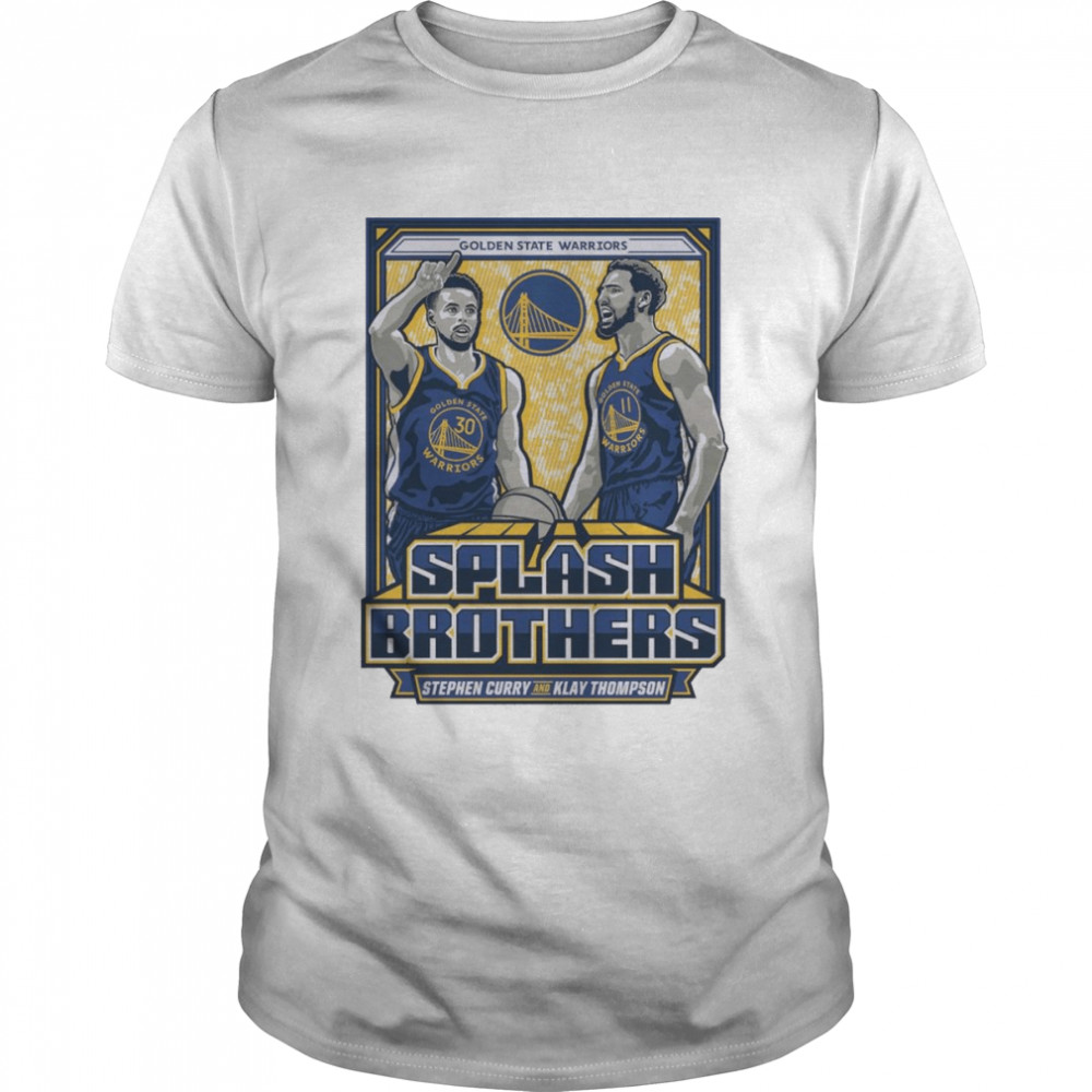 Golden State Warriors Stephen Curry And Klay Thompson Splash Brothers NBA Champions 2022 Shirt