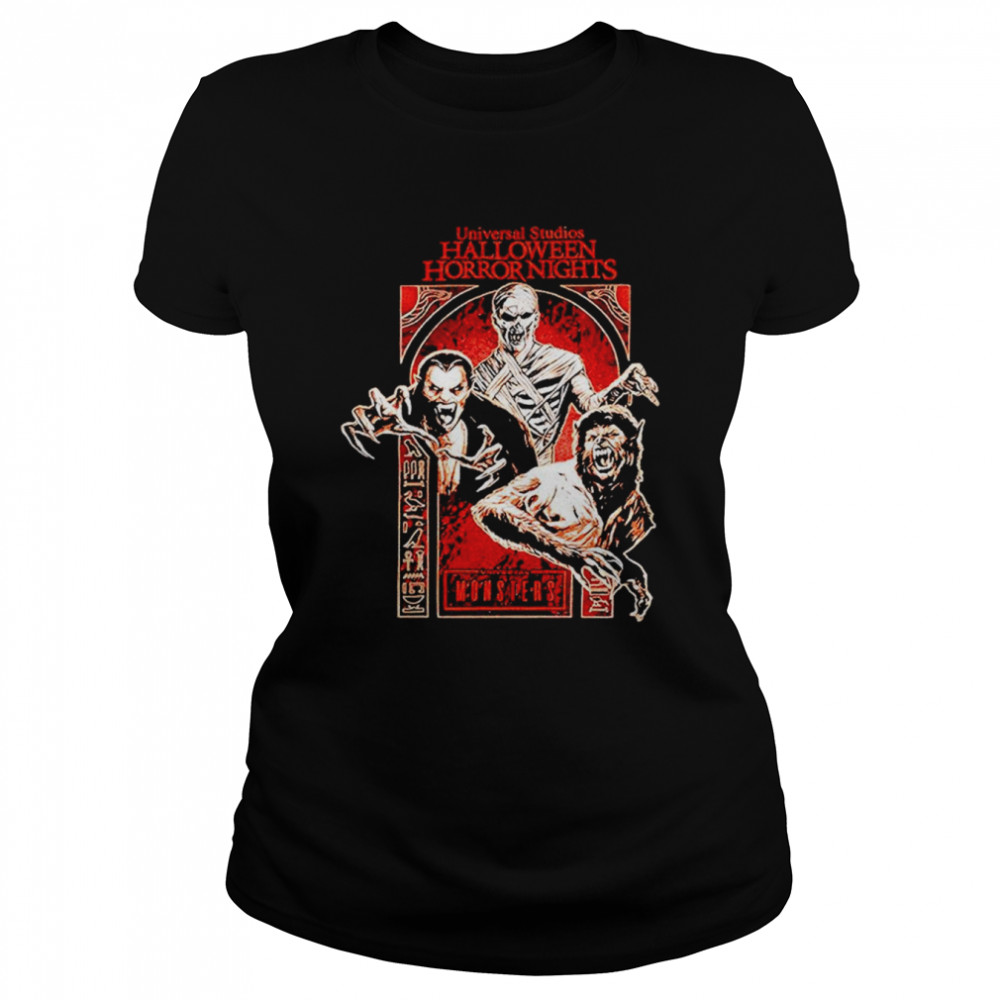 Halloween Horror Nights 2022 Universal Monsters shirt Classic Women's T-shirt
