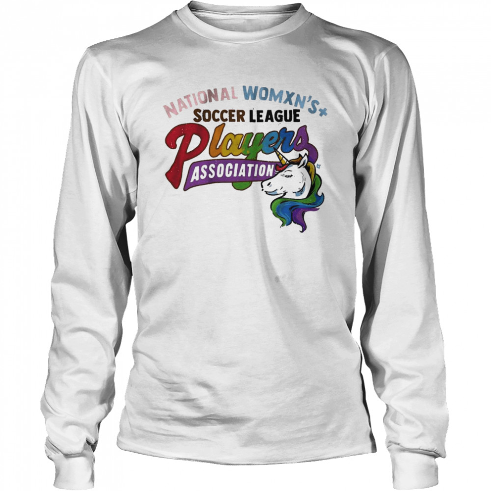 National Womxn_s Soccer League Players Association Nwslpa Pride  Long Sleeved T-shirt