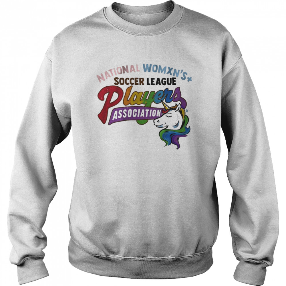 National Womxn_s Soccer League Players Association Nwslpa Pride  Unisex Sweatshirt