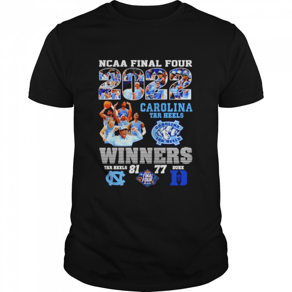 North Carolina Tar Heels NCAA Final Four 2022 winners shirt