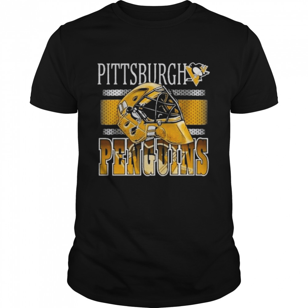 Pittsburgh Penguins Youth Helmet Head  Classic Men's T-shirt