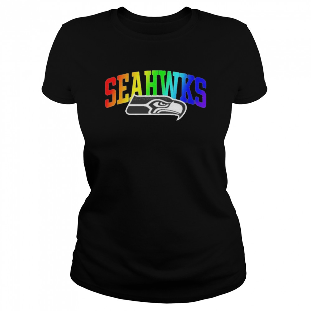 Seattle Seahawks Pride Logo T- Classic Women's T-shirt
