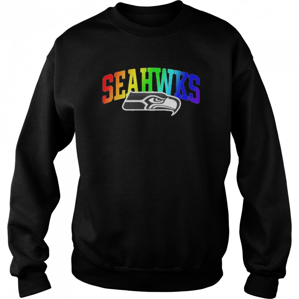 Seattle Seahawks Pride Logo T- Unisex Sweatshirt