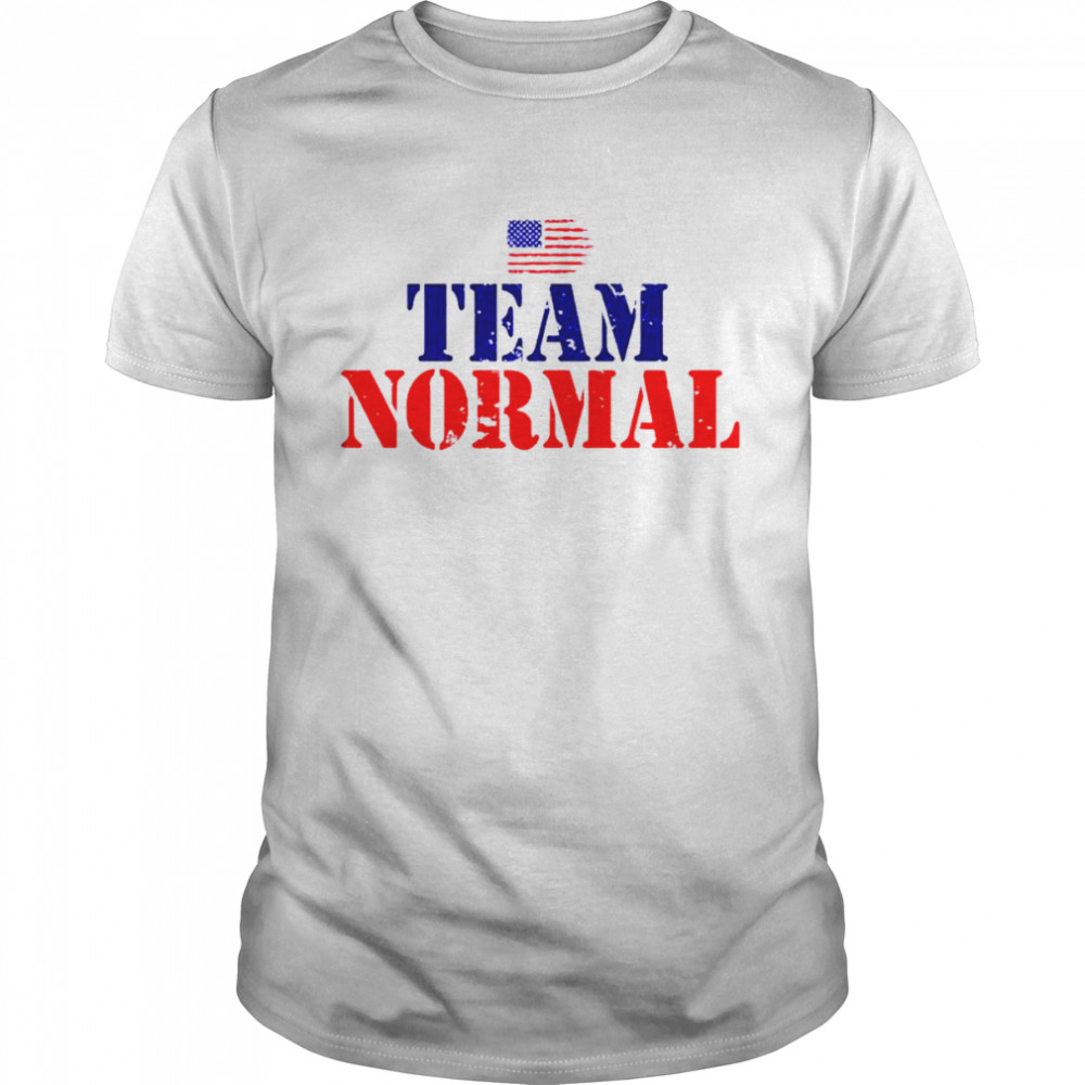 Team Normal American Flag American 4th Of July Shirt