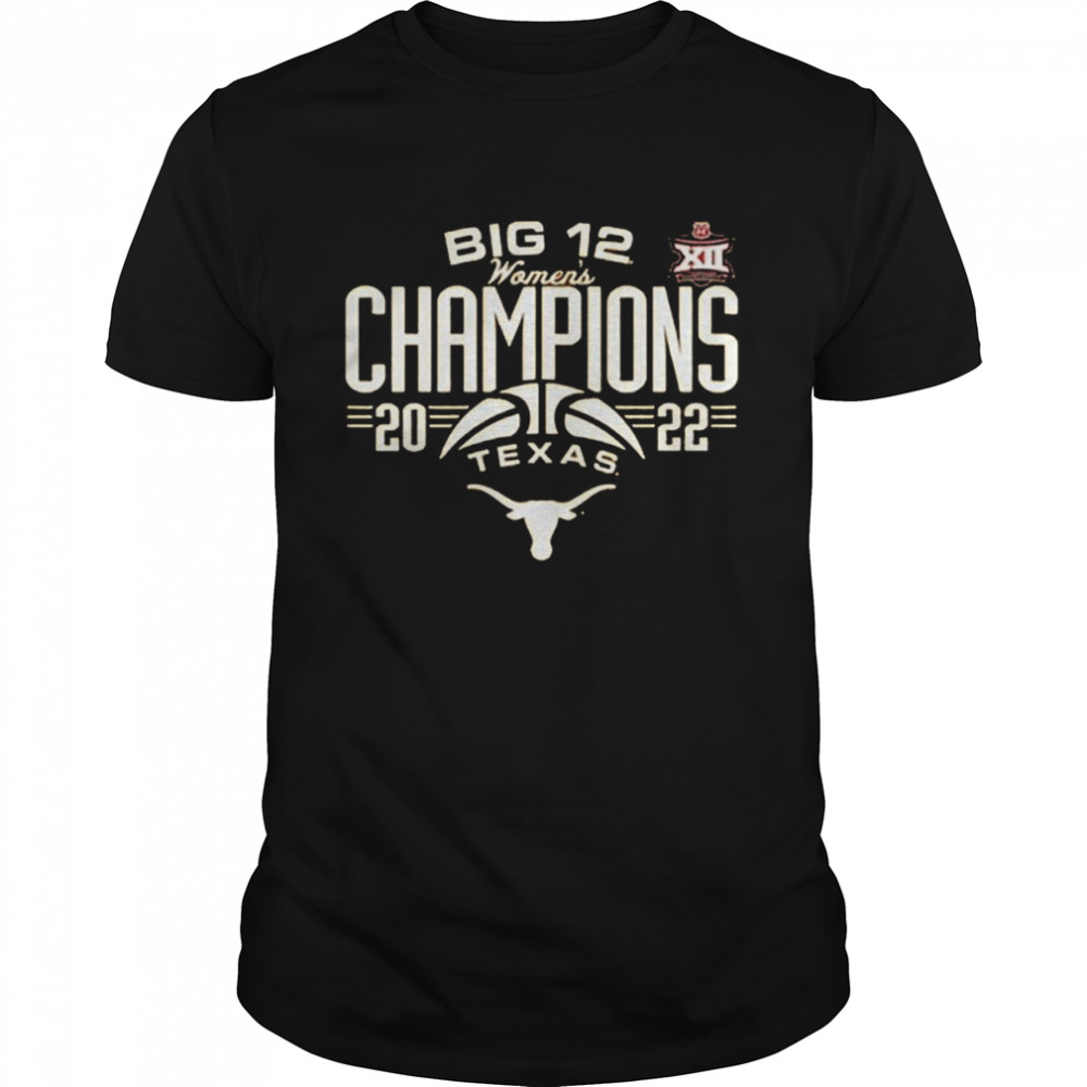 Texas Longhorn Basketball Big 12 Women’s Champions Tee Shirt