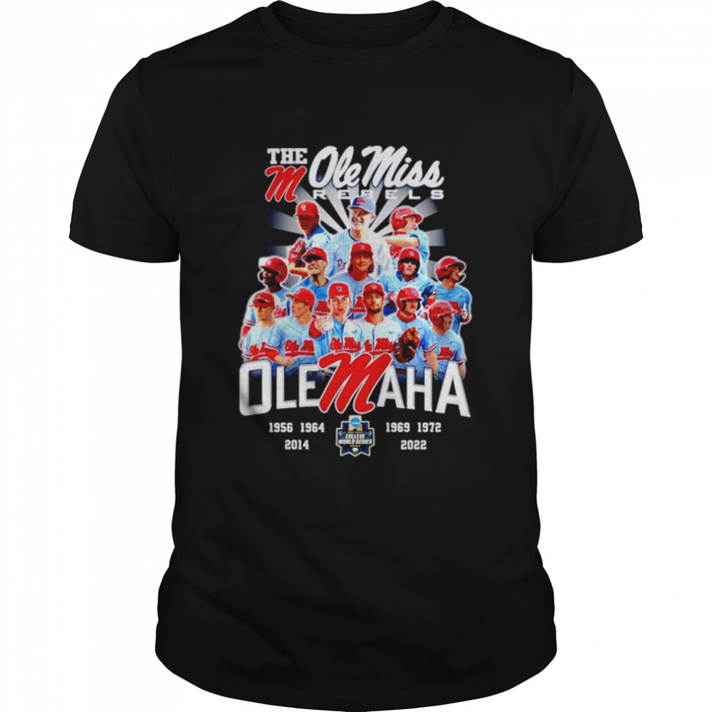 The Ole Miss Rebels Olemaha 2022 College World Series shirt Classic Men's T-shirt