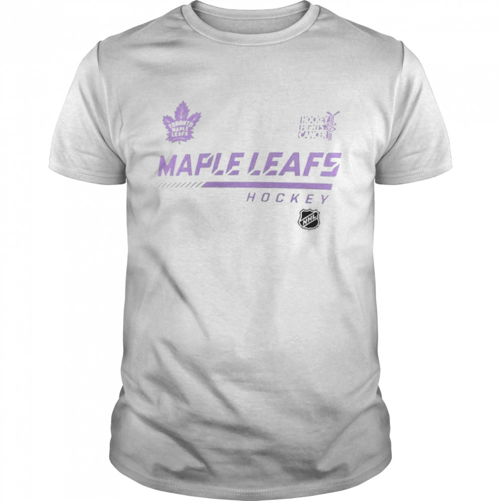Toronto Maple Leafs Fanatics Branded NHL Hockey Fights Cancer Shirt