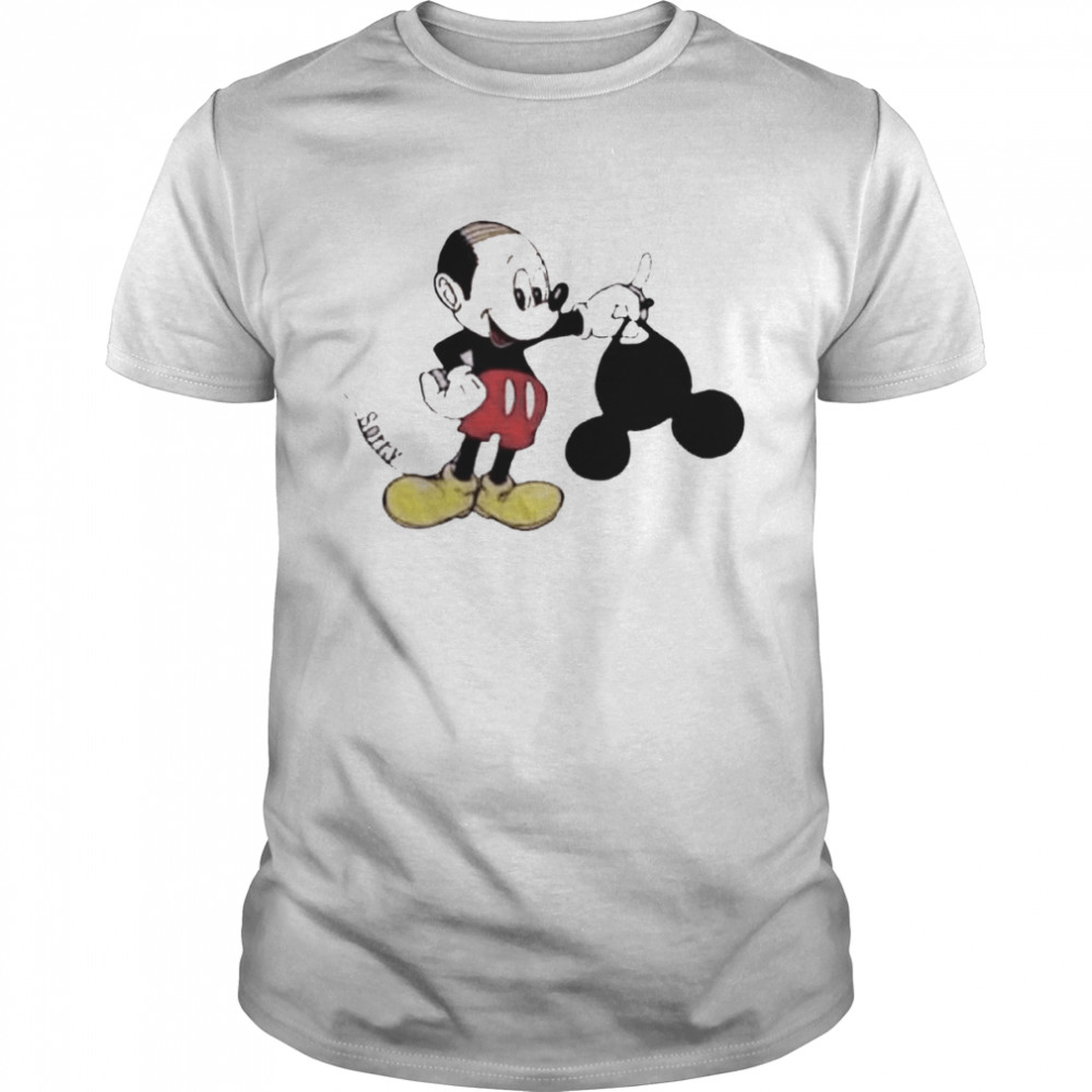 Mickey Mouse sorry funny hair shirt Classic Men's T-shirt