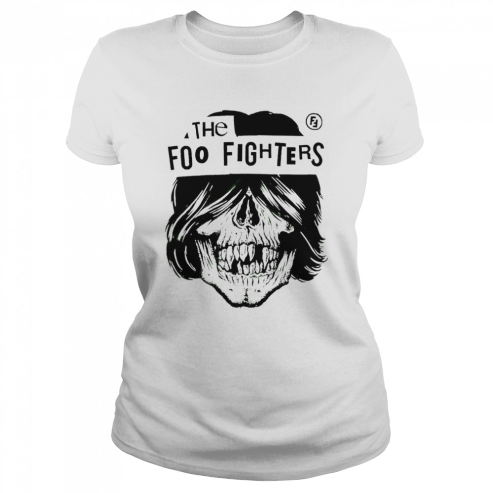 The Foo Fighters Retro Rock Band T- Classic Women's T-shirt