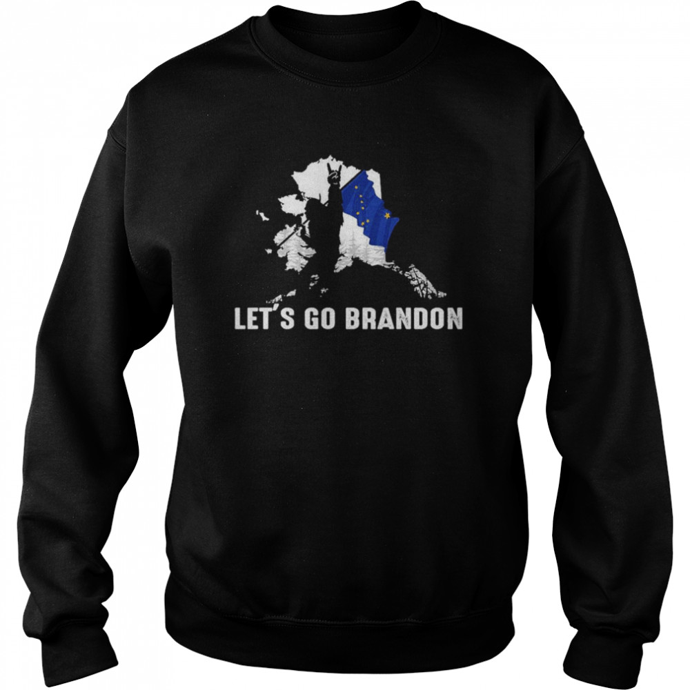 Alaska America Bigfoot Let’s Go Brandon  Unisex Sweatshirt