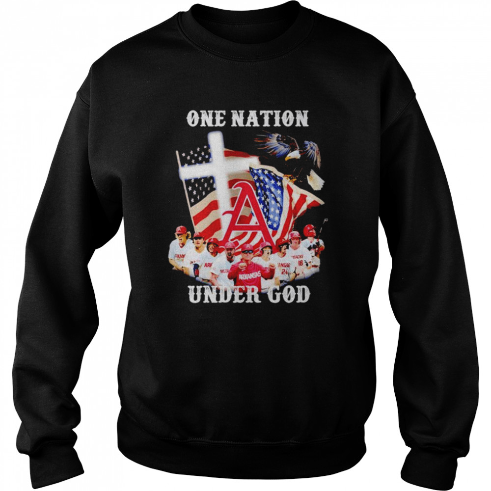 Arkansas Razorbacks One Nation Under God T-shirt Unisex Sweatshirt