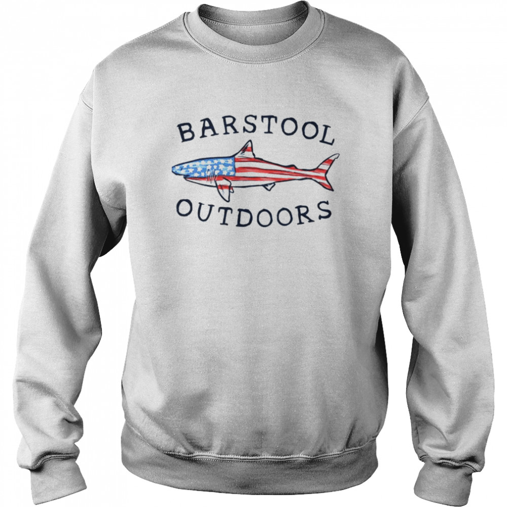 Barstool Outdoors Fish Usa shirt Unisex Sweatshirt