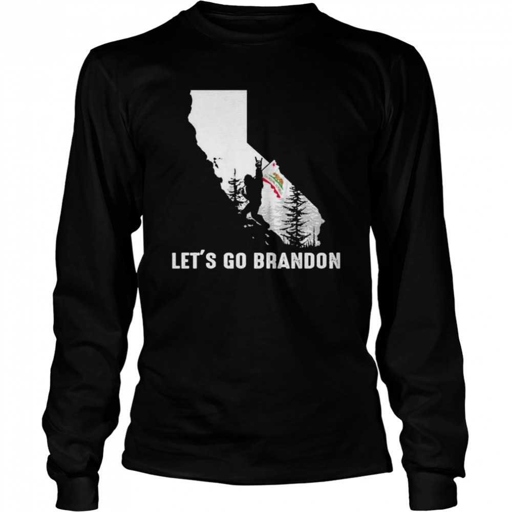 California America Bigfoot Let’s Go Brandon  Long Sleeved T-shirt