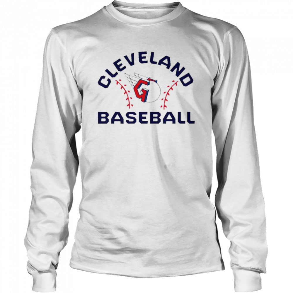 Cleveland Indians Cleveland Baseball Logo MLB  Long Sleeved T-shirt