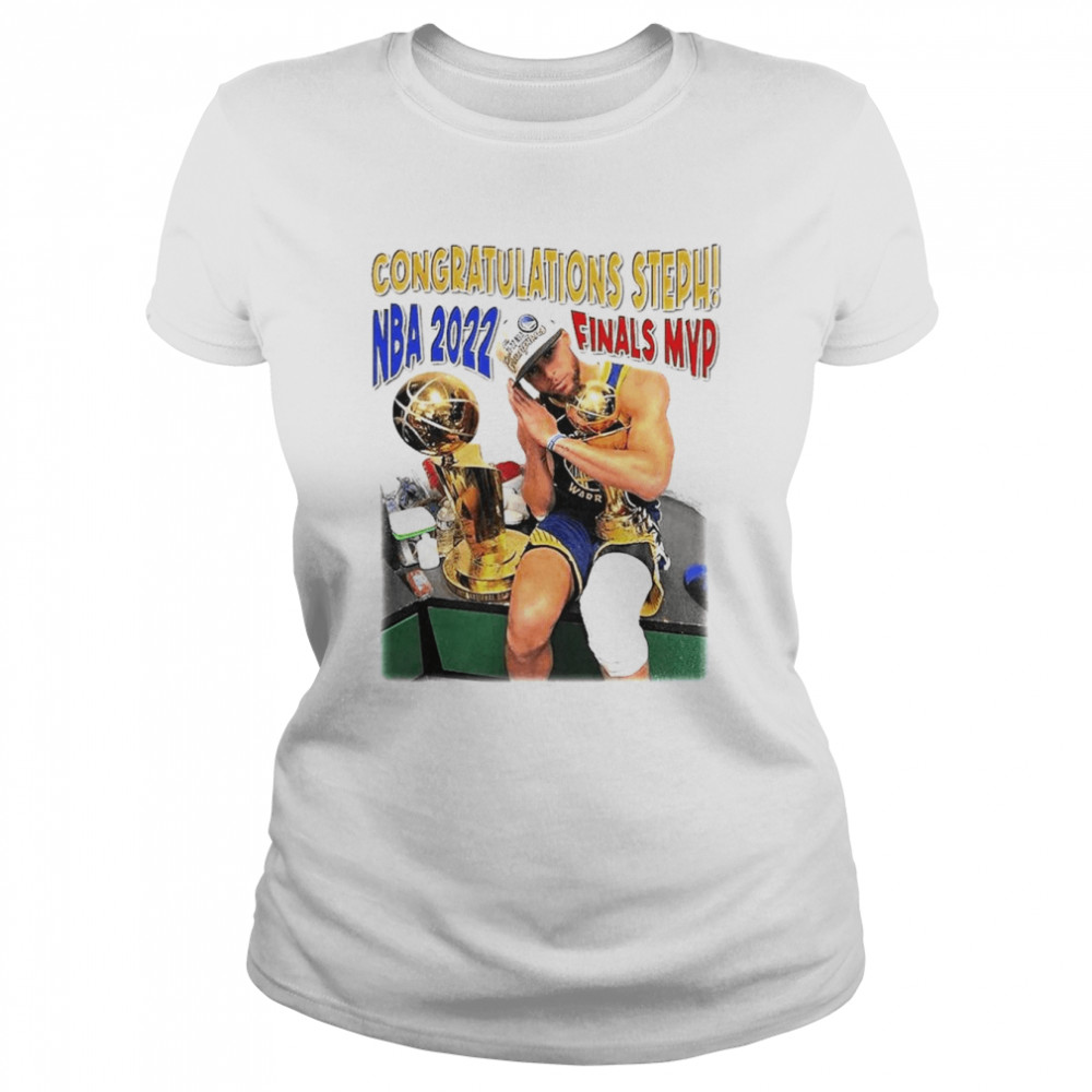 Congratulations Steph Curry 2022 Final’s MVP shirt Classic Women's T-shirt