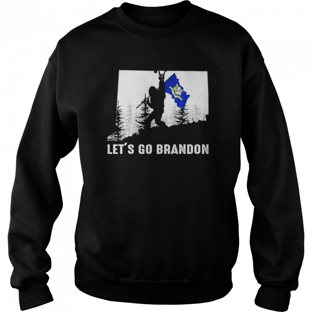 Connecticut America Bigfoot Let’s Go Brandon  Unisex Sweatshirt