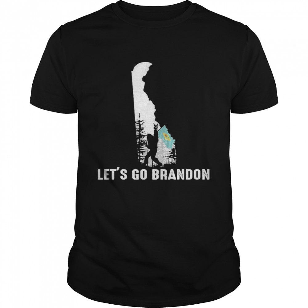 Delaware America Bigfoot Let’s Go Brandon  Classic Men's T-shirt