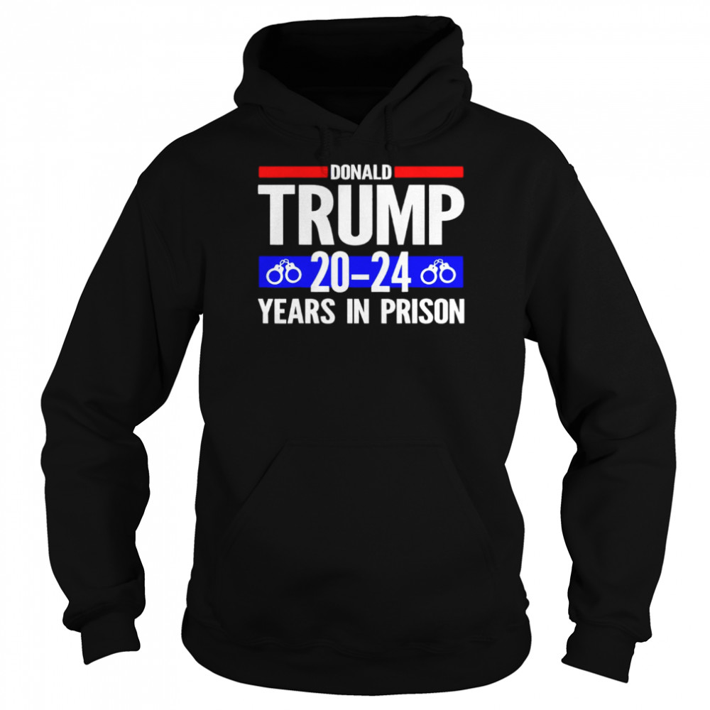 Donald Trump 20-24 Years In Prison shirt Unisex Hoodie