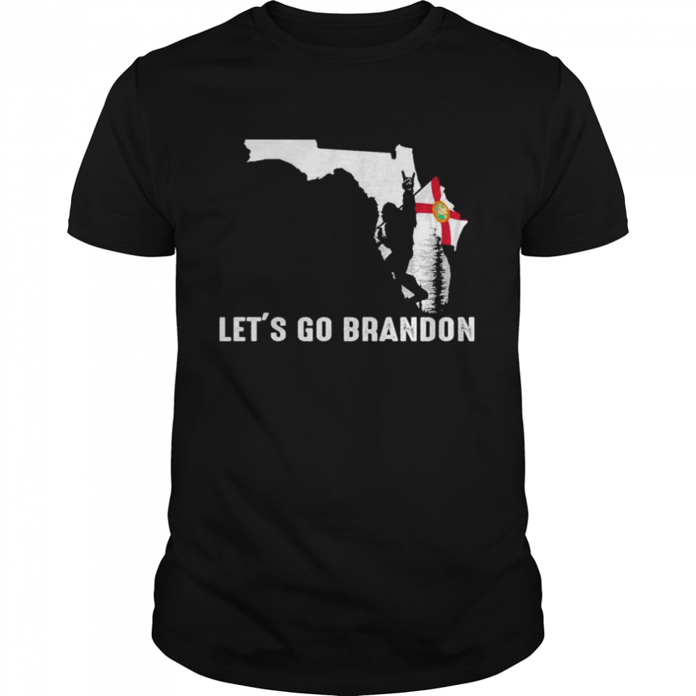 Florida America Bigfoot Let’s Go Brandon  Classic Men's T-shirt