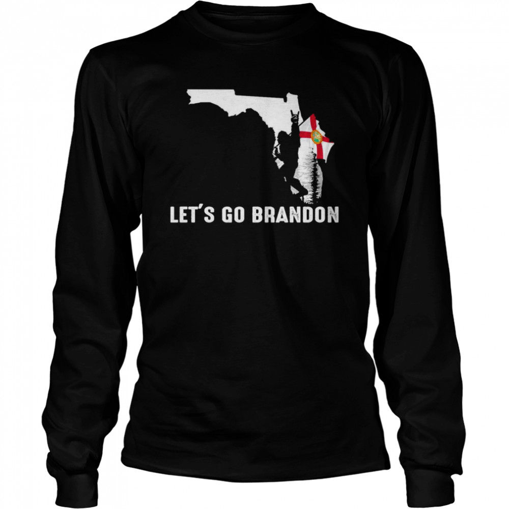 Florida America Bigfoot Let’s Go Brandon  Long Sleeved T-shirt