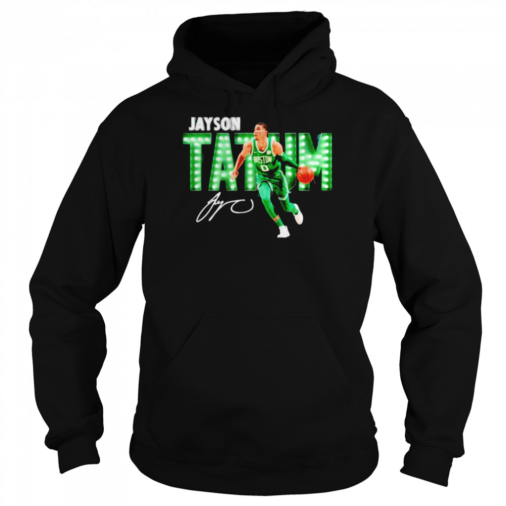 Jayson Tatum Boston Celtics signature shirt Unisex Hoodie