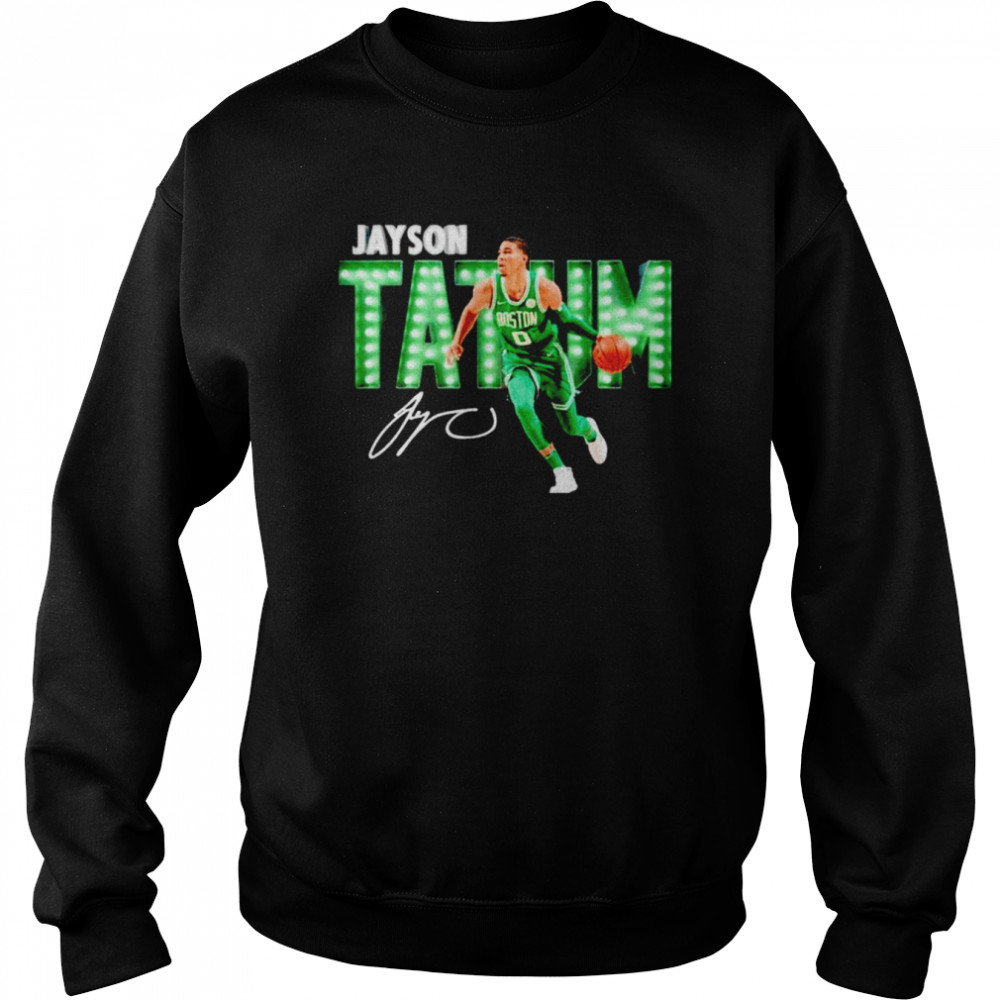 Jayson Tatum Boston Celtics signature shirt Unisex Sweatshirt