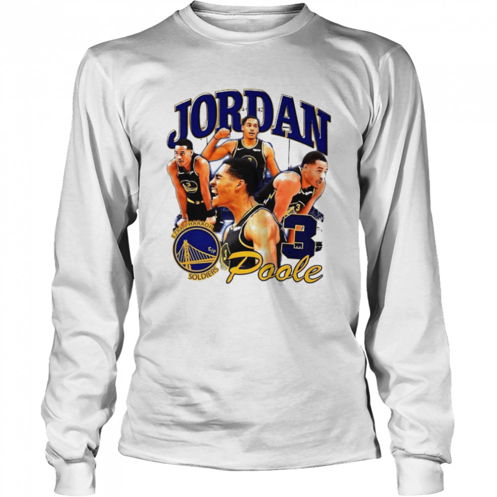 Jordan Poole Golden State Warriors 2022 T-shirt Long Sleeved T-shirt