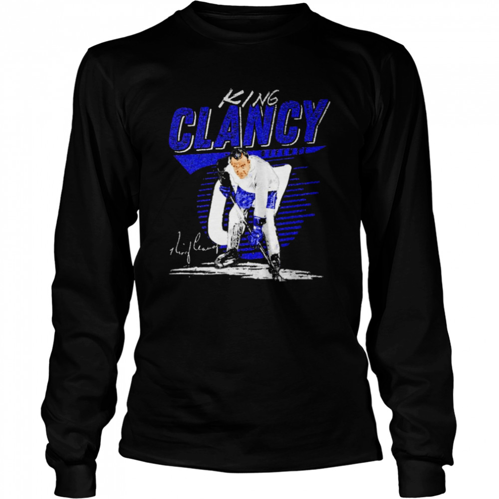 King Clancy Toronto Maple Leafs Comet signature shirt Long Sleeved T-shirt