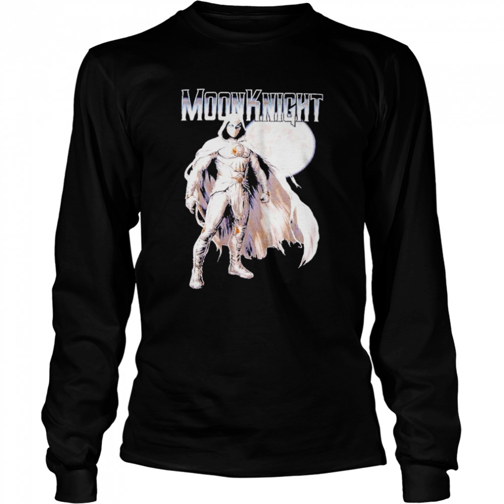 Marvel Moon Knight Character Portrait shirt Long Sleeved T-shirt