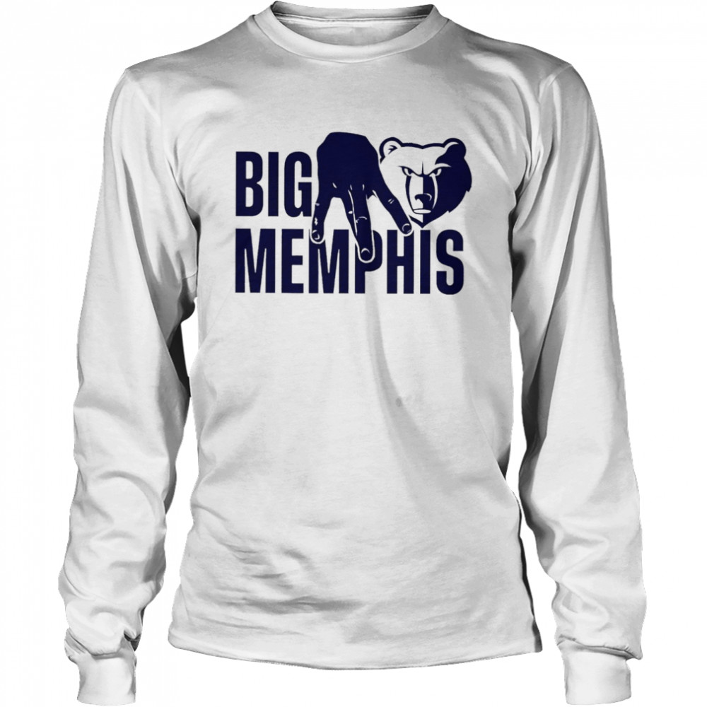 Memphis Grizzlies Big Memphis logo 2022 T-shirt Long Sleeved T-shirt