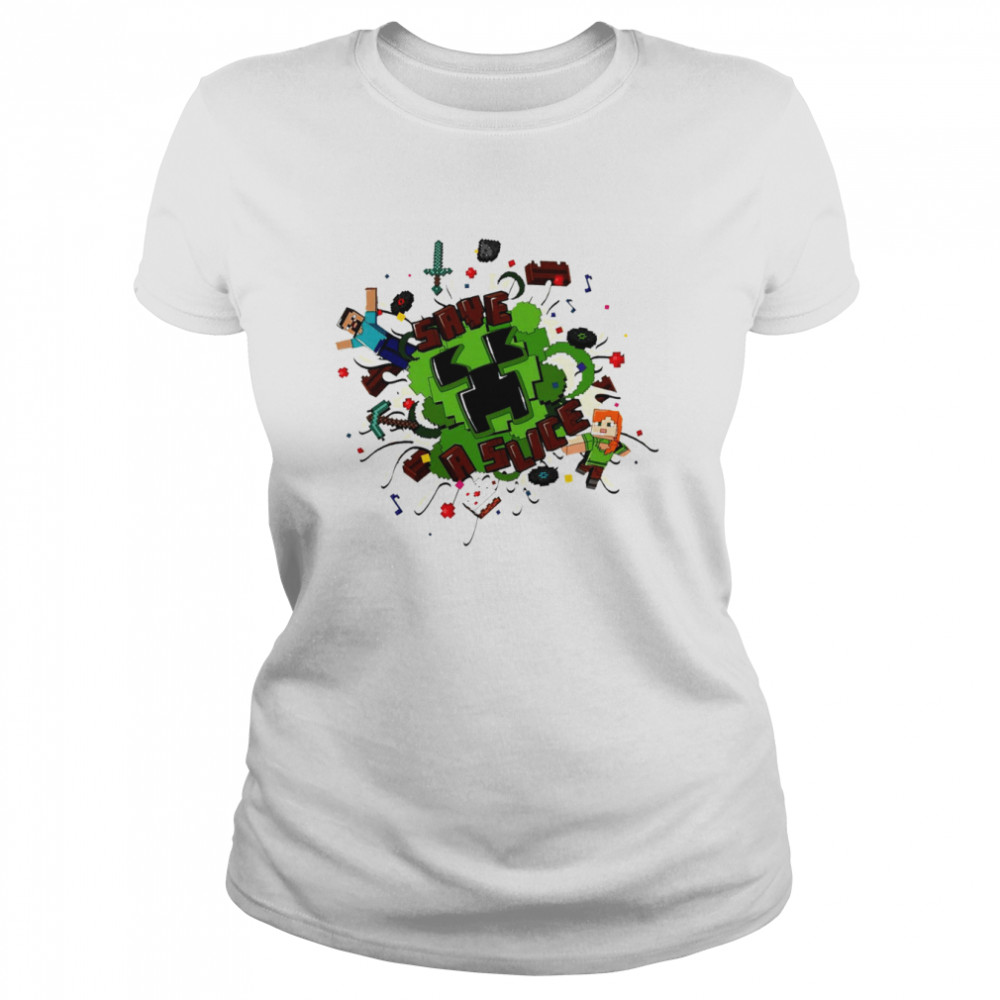 Minecraft Save A Slice shirt Classic Women's T-shirt