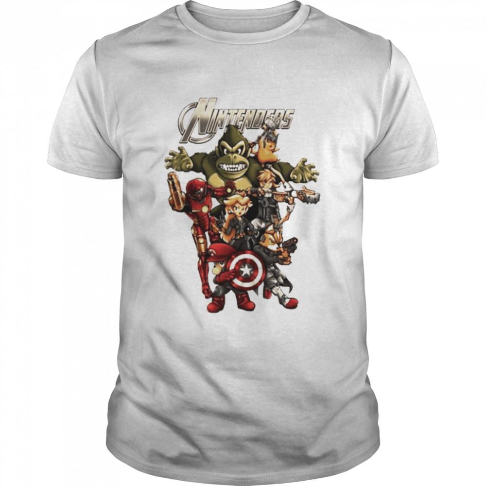 Nintendogs Marvel Avenger Hero shirt Classic Men's T-shirt
