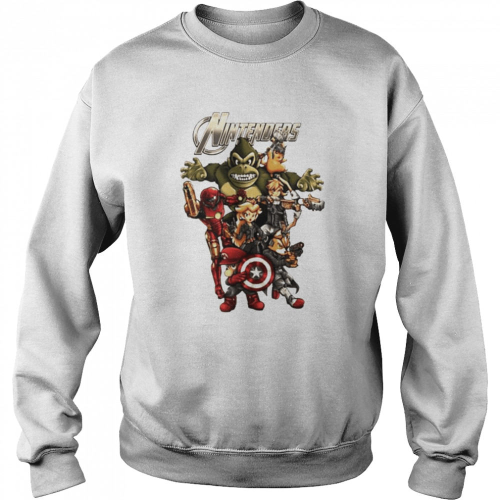 Nintendogs Marvel Avenger Hero shirt Unisex Sweatshirt