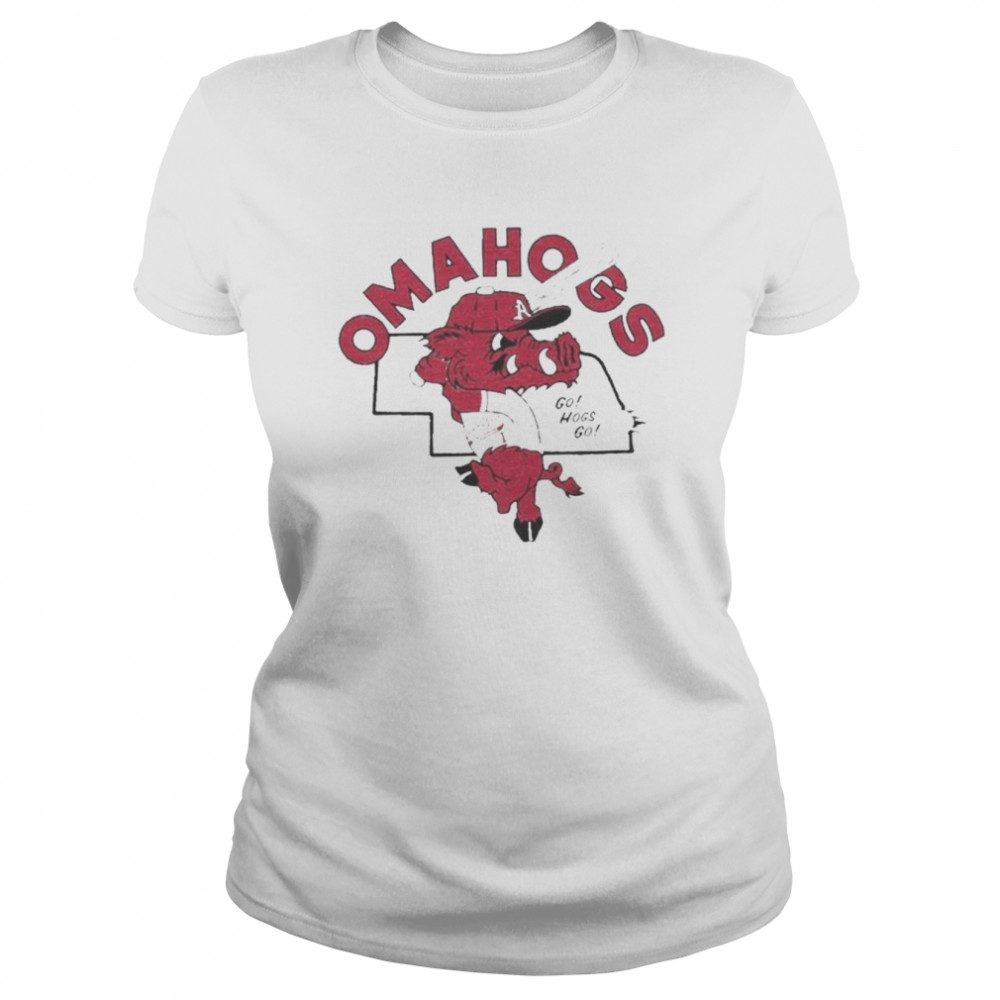 OmaHogs Arkansas Razorbacks Baseball shirt Classic Women's T-shirt