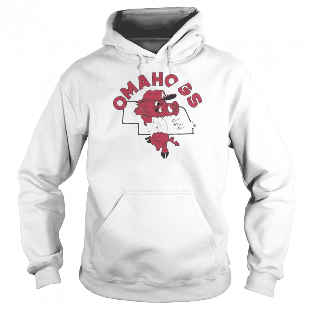 OmaHogs Arkansas Razorbacks Baseball shirt Unisex Hoodie