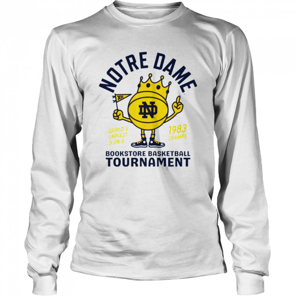Retro Notre Dame Bookstore Basketball shirt Long Sleeved T-shirt