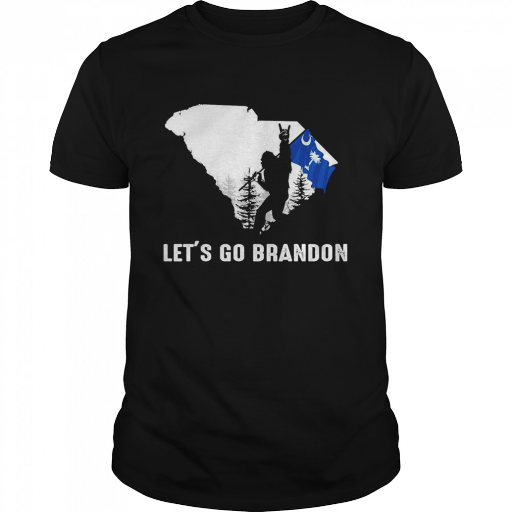 South Carolina America Bigfoot Let’s Go Brandon Shirt