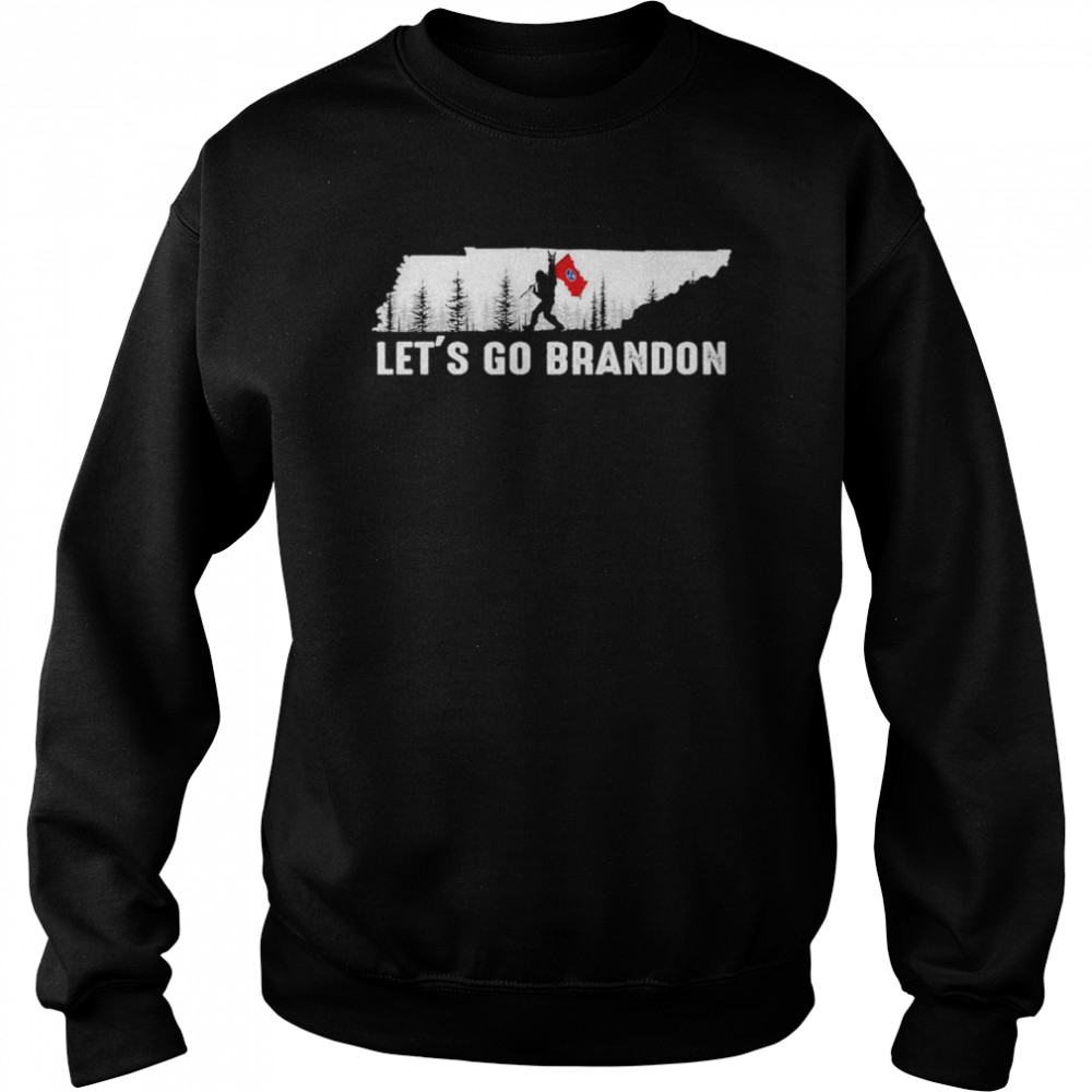 Tennessee America Bigfoot Let’s Go Brandon  Unisex Sweatshirt