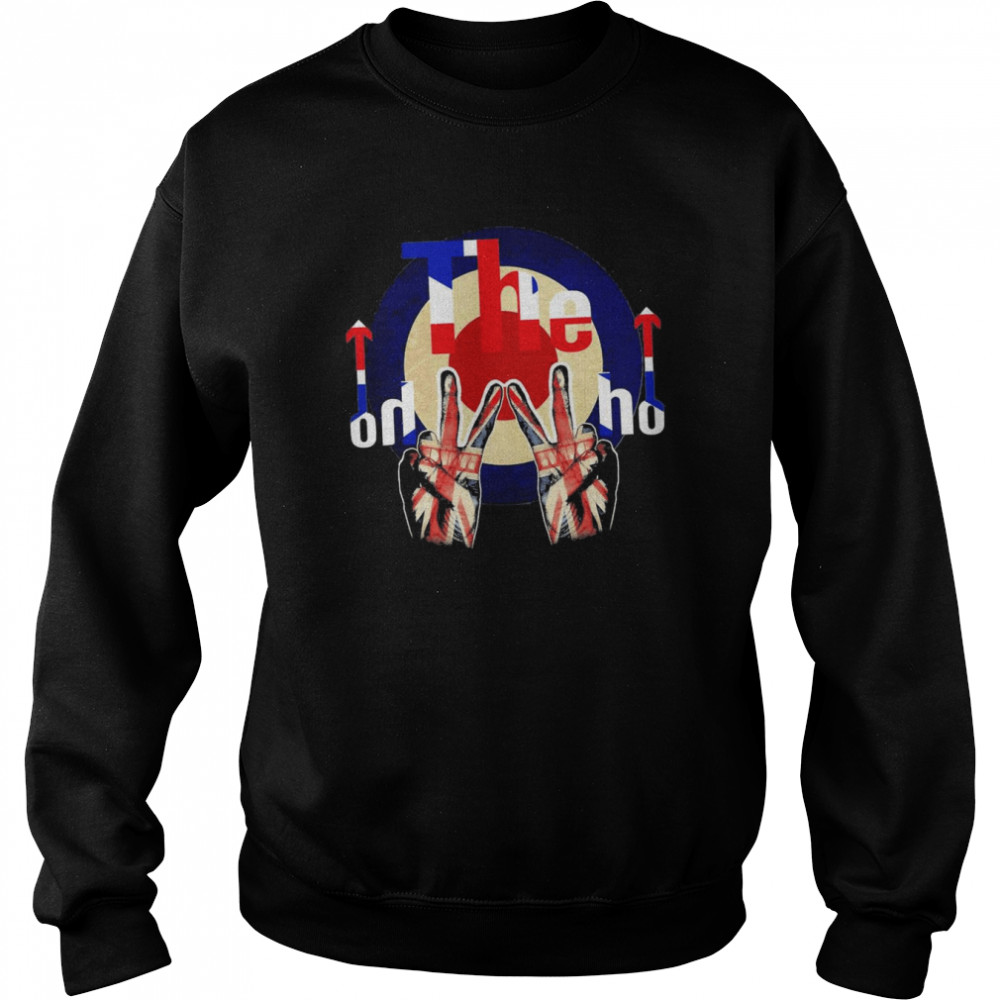 The Who Finger The Who Band Legends American Flag  Unisex Sweatshirt