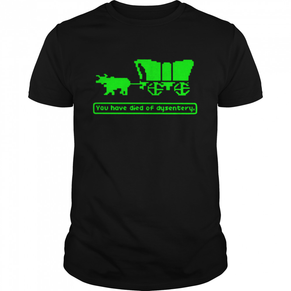 You have died of dysentery shirt