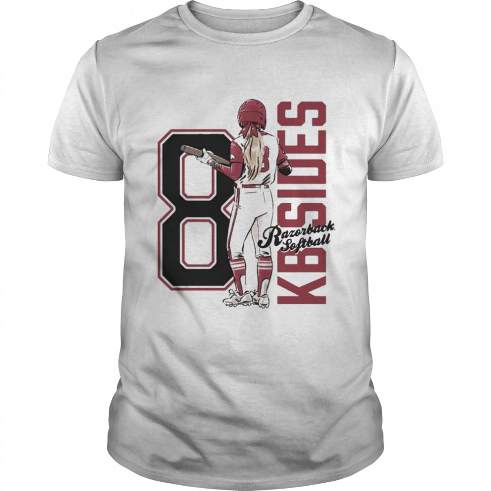 Arkansas Softball KB Sides Silhouette  Classic Men's T-shirt
