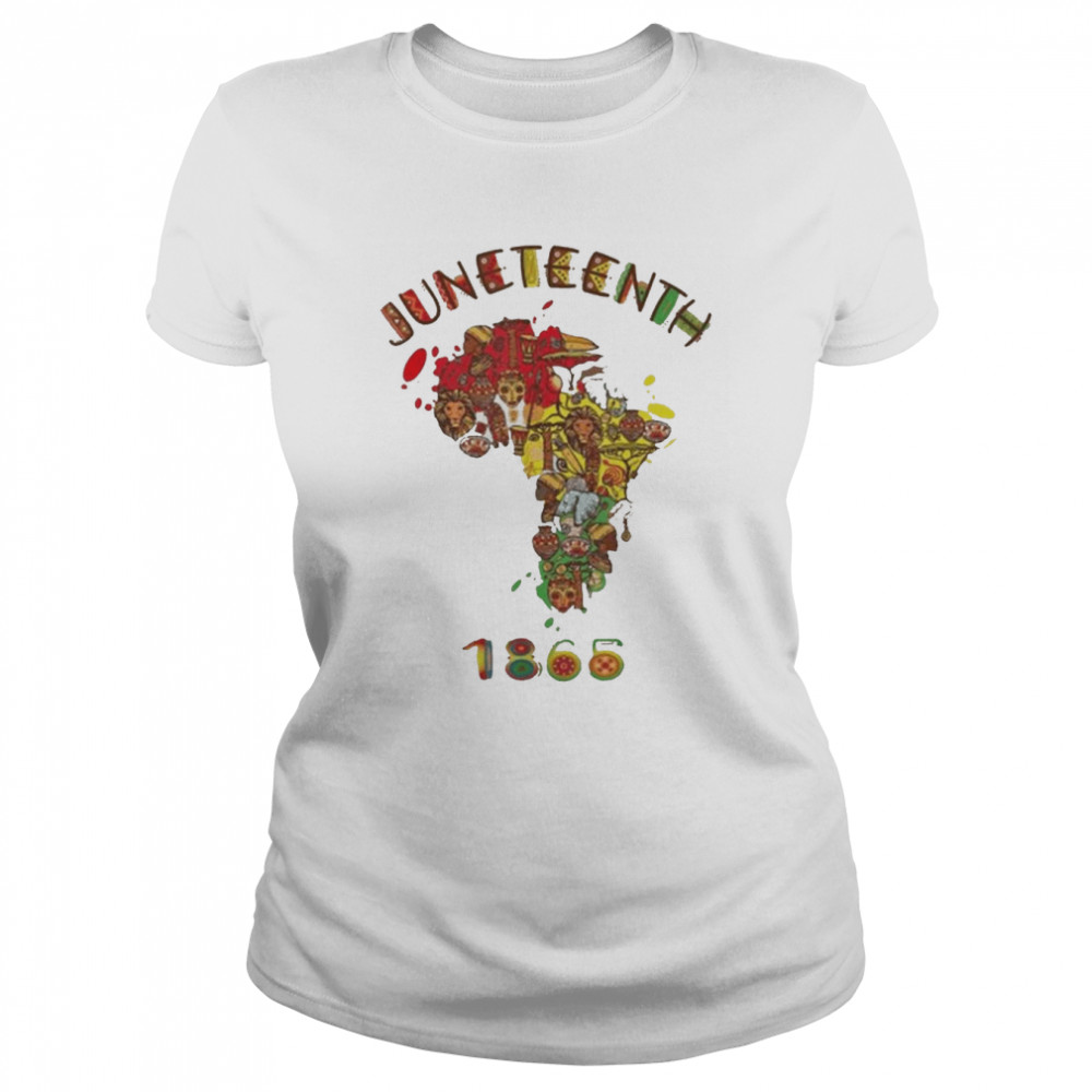 Celebrate Juneteenth 1865 African American Black Pride  Classic Women's T-shirt