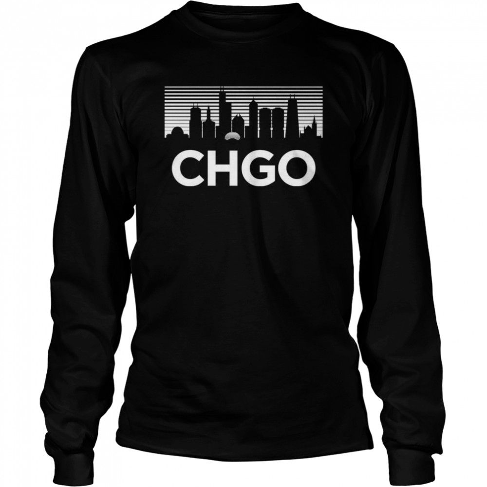 CHGO Skyline shirt Long Sleeved T-shirt
