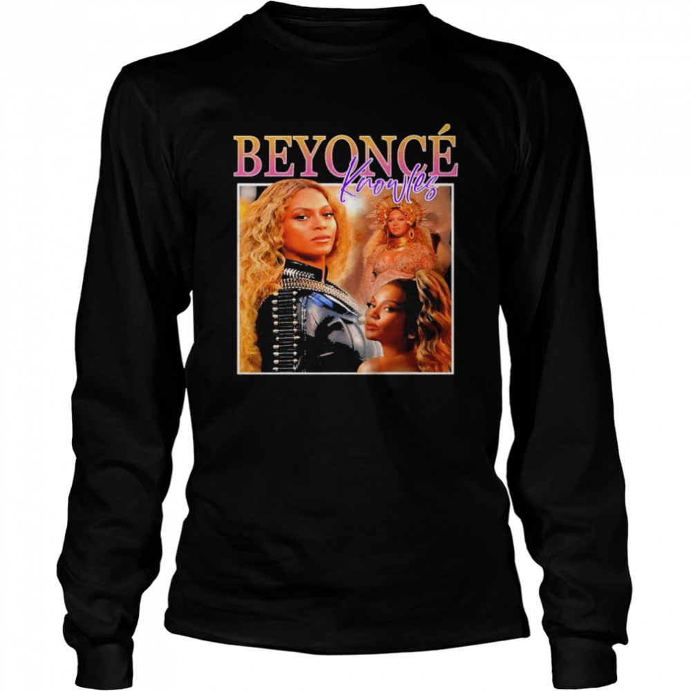 Halo Beyoncé Knowles Vintage  Long Sleeved T-shirt